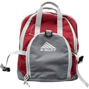 Kelty Red Gray Portable Pocket Picnic Table Backpack Hiking Camping Cooler Bag